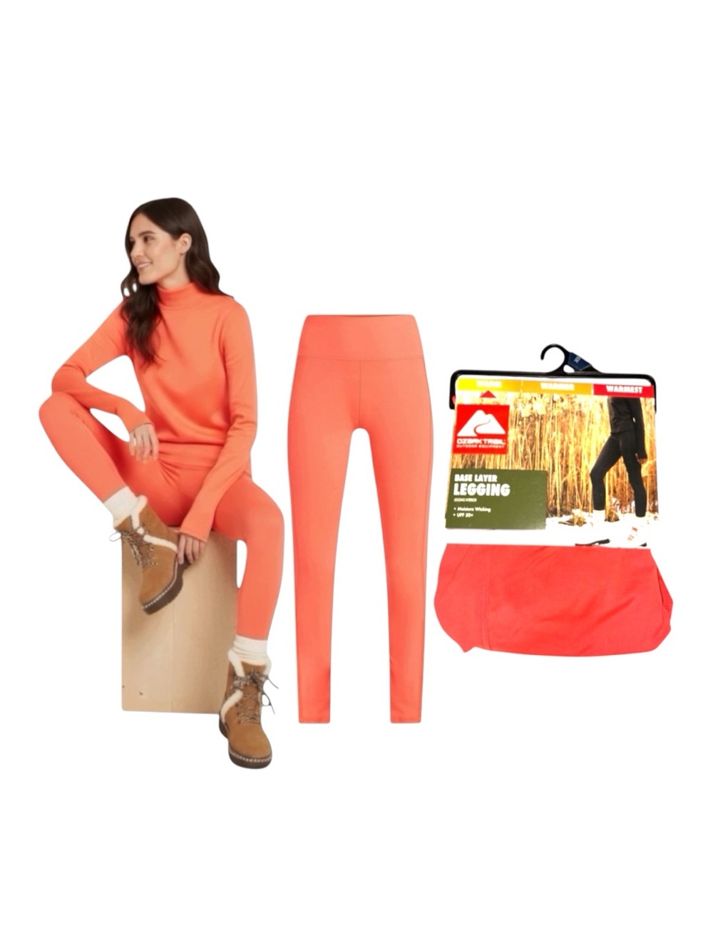 Ozark Trail Women's Cora-Zest Base Layer Leggings